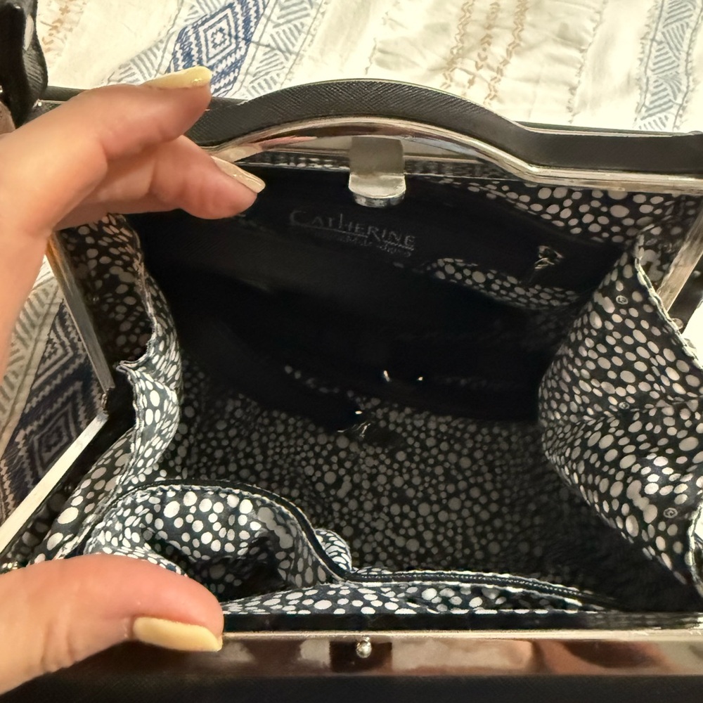 Black Structured Top-Handle Bag - image 3